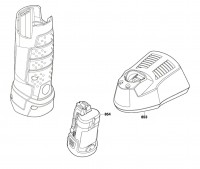 Bosch 3 603 JA1 000 PLI 10,8 LI Flashlight Spare Parts